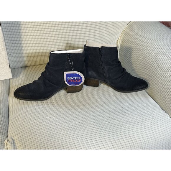 Josef Seibel Fur lined Daphne Velour Suede Zippered Boots, Size EU 42, US 10, NW - Picture 4 of 10